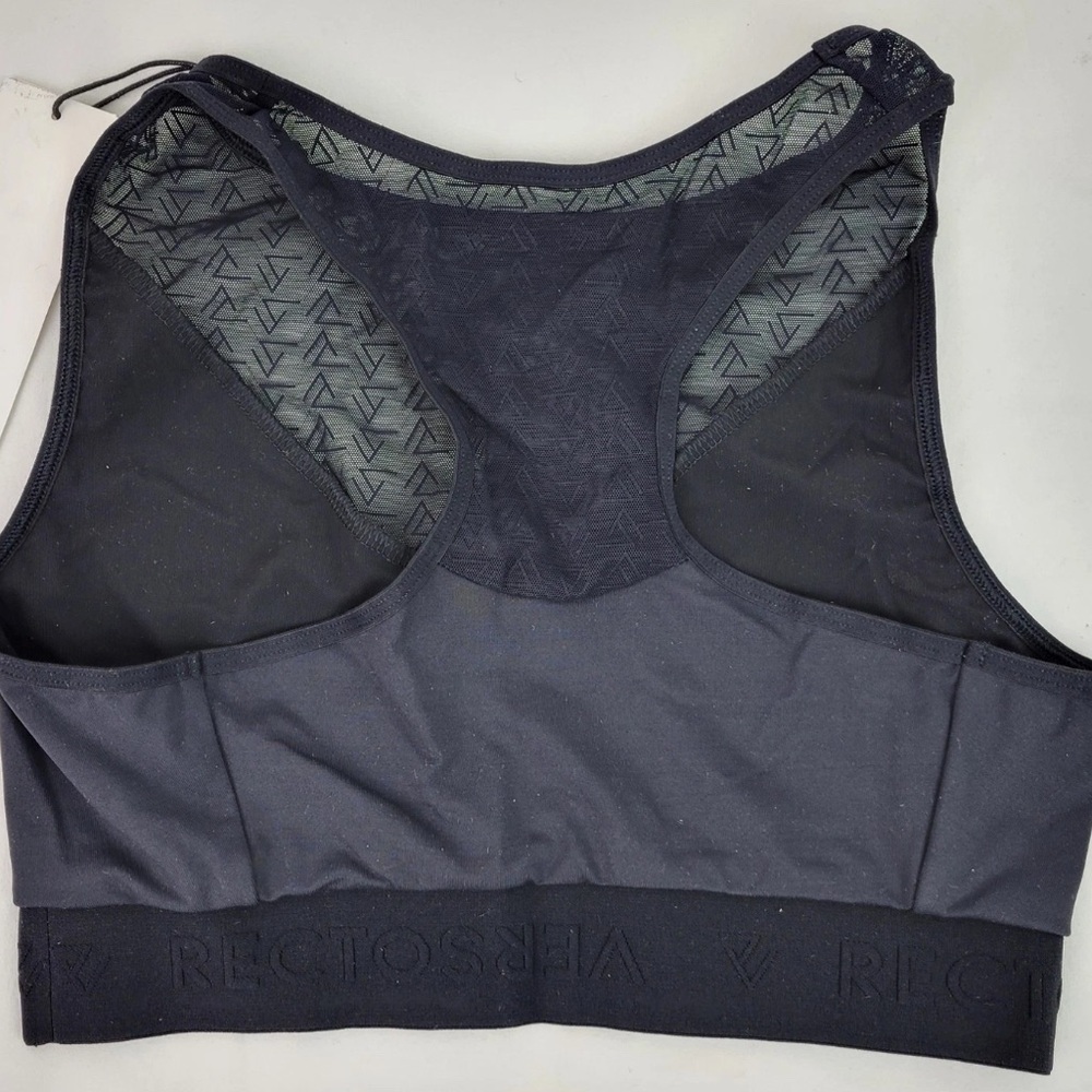 NWT [RectoVerso] Eclips Sportstop Black Crop Top Sports Bra Women's Sz S or M - Picture 9 of 11